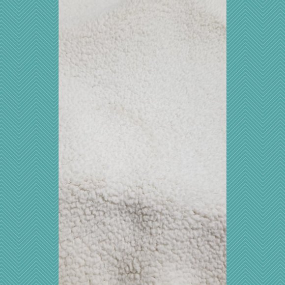 Sunday Best Ivory Teddy Fleece Pullover Lupa Hoodie - Picture 4 of 7